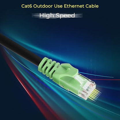 Rapink Cat6 Outdoor Ethernet Cable 150 ft, Ethernet Cable UV Resistant - Image 4