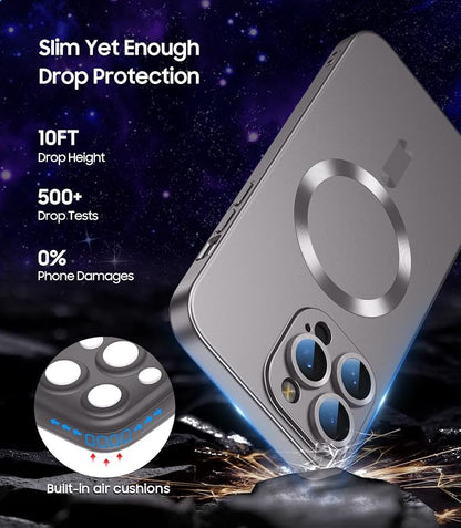 Magnetic for iPhone 15 Pro Max Case Slim Soft Silicone Bumper Shockproof - Image 4