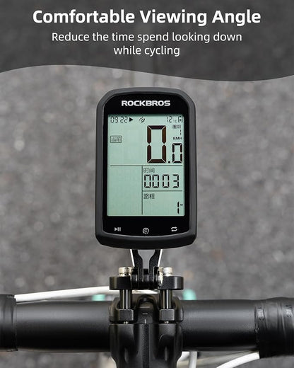 ROCKBROS Bike Computer Mount Out-Front Aluminum Integrated Bicycle Cycling - Image 4