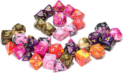 Assorted 5 Colors Polyhedral Dice Set - Image 7