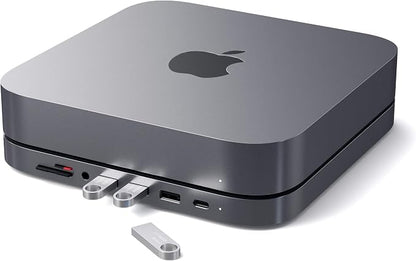Satechi USB C Hub, Type-C Aluminum Stand & Hub, USB-C Data Port, Micro/SD Card by Satechi