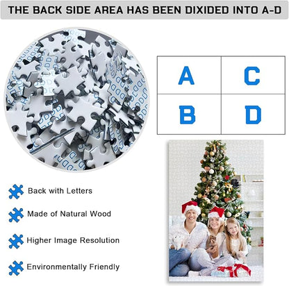 Custom Puzzle 120/200/300/500/1000/1500 Pieces, Personalized Puzzle from Your - Image 3