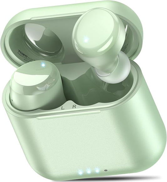 TOZO T6 Wireless Earbuds, Stereo Sound in Ear Headphones, 50 Hours Playtime by TOZO
