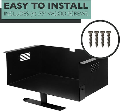 Ilyapa Under Desk Mount, Steel CPU Under Desk Computer Mount - Image 5