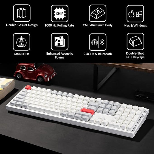 Keychron Q6 Max QMK/LAUNCHER Wireless Bluetooth/2.4 GHz/USB-C Wired Custom - Image 2