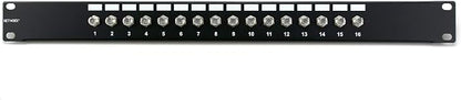 16 Port Fully Loaded F-Type Coaxial Patch Panel by Unknown