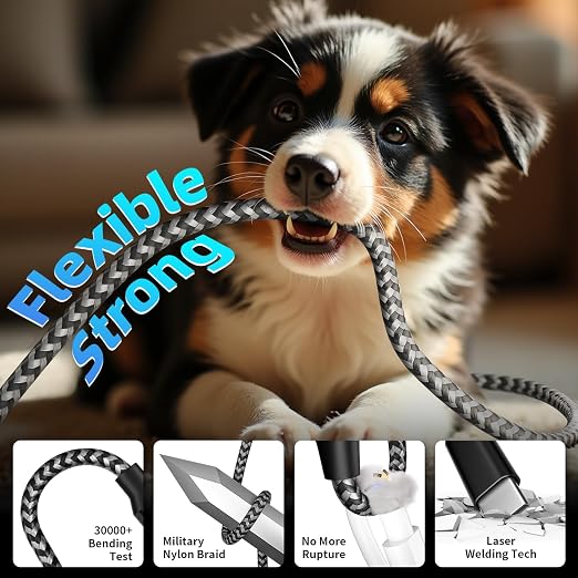 USB C Splitter Multi Charging Cable, USB A/C to USB C Charging Cord, Dual Type - Image 2