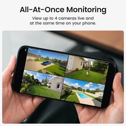 aosu Solar Security Cameras Wireless Outdoor, 2Mins DIY Installation, No - Image 4