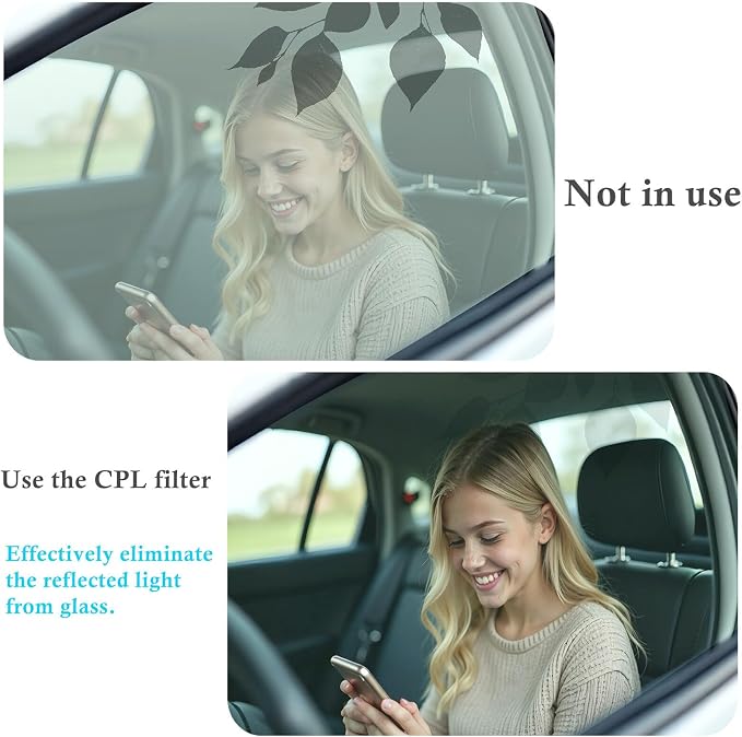 CPL Polarizer Filter, Phone Lens, 52mm Clip-on Polarizing, - Image 7