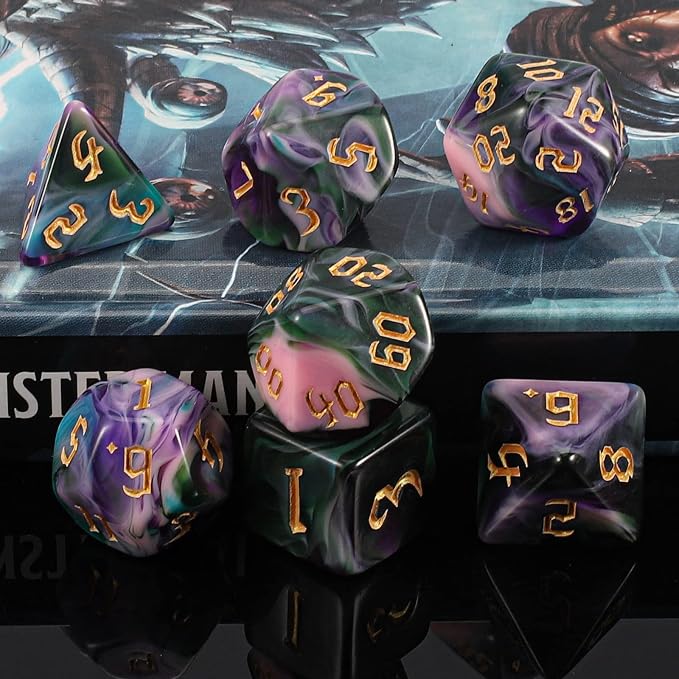 QMAY DND Dice Set -D&D Polyhedral Dice - Image 4