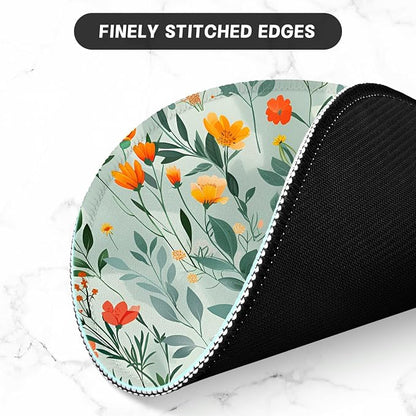 ITNRSIIET Round Mouse Pad with Stitched Edge Premium-Textured Waterproof - Image 4