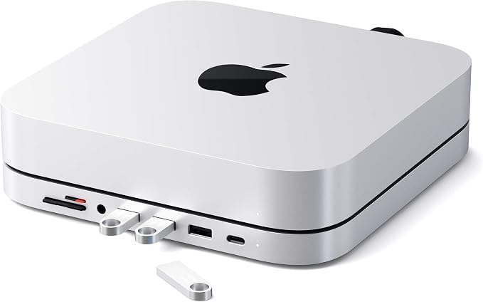 Satechi USB C Hub, Type-C Aluminum Stand & Hub, USB-C Data Port, Micro/SD Card by Satechi