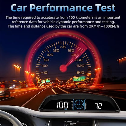 MH Heads Up Display for Car, Digital GPS Speedometer, 5.5 inch HUD GPS Speed - Image 4