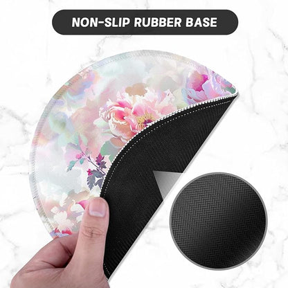 ITNRSIIET Round Mouse Pad with Stitched Edge Premium-Textured Waterproof - Image 3