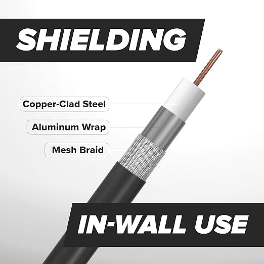 THE CIMPLE CO - RG6 Coaxial Cable 3 FT - RG6 Coax Cable - Image 4