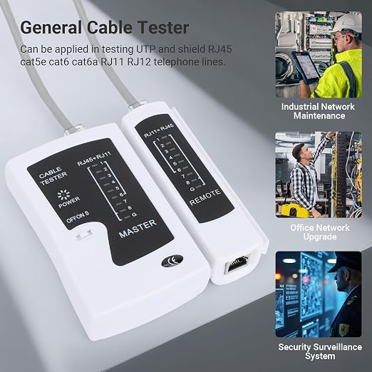RJ45 Cable Tester Network Cable Tester Ethernet Wire Test Tool - Image 7
