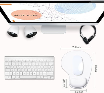 JIKIOU Mouse Pad, 2 Pack Ergonomic Mouse Pads - Image 3