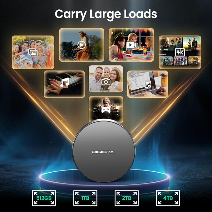 512GB Magnetic Portable SSD, External Solid State Drives - Image 6