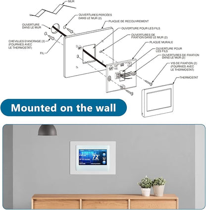 THP2400A1027W Thermostat Wall Plate Fits Thermostat RTH9585WF RTH9580WF - Image 3