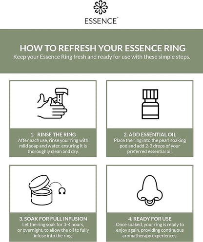 Essence Wearable Aromatherapy Nasal Diffuser – Lemongrass Essential Oil Nose - Image 5