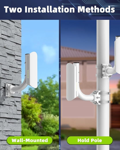 Universal Wireless Bridge Bracket Mount, 180 Adjustable Wall-Mounted Mount - Image 5