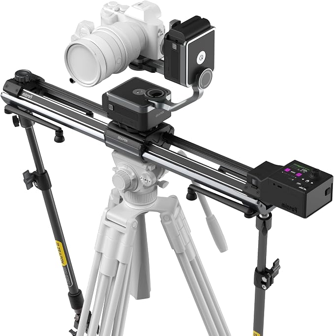 Zeapon Micro4 E1000&PONS PT Heads Double Distance Motorized Camera Slider by Zeapon