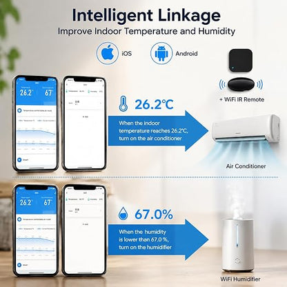WiFi Temperature Humidity Monitor: Upgraded Smart Temperature and Humidity - Image 7