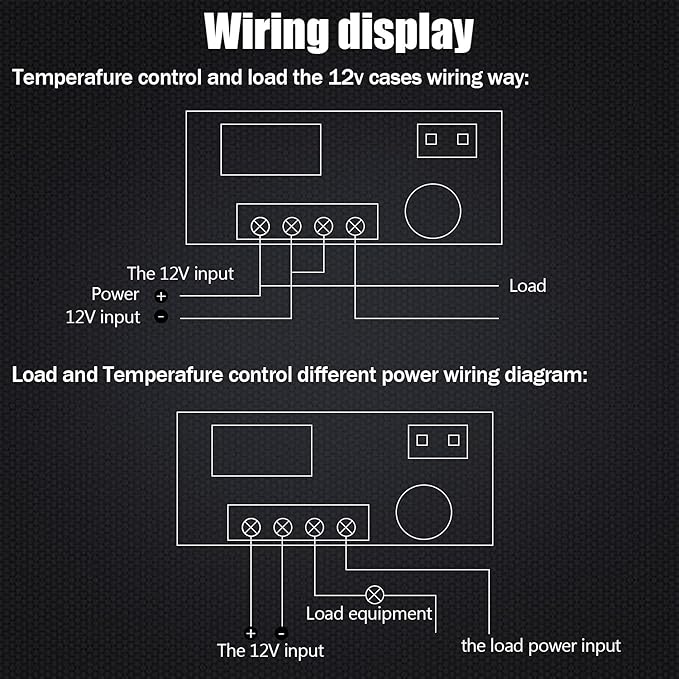 Twidec/DC 12V Temperature Controller Programmable -50 to 110 ℃ Red/Blue LED - Image 5