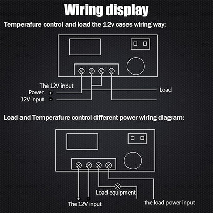 Twidec/DC 12V Temperature Controller Programmable -50 to 110 ℃ Red/Blue LED - Image 5