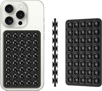 2PACK Silicone Double Sided Suction Phone Case Mount, Detachable Hands Free & - Image 2
