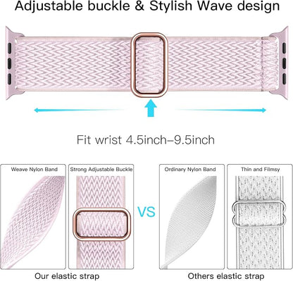 Lerobo Stretchy Nylon Solo Loop Band, Compatible - Image 3