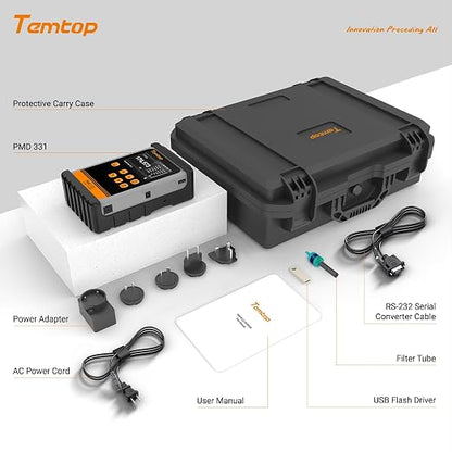 Temtop PMD331 Professional Particle Counter, 7-Channel Handheld Laser Dust - Image 8