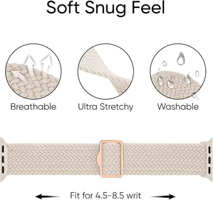 6 Pack Braided Stretchy Bands Compatible - Image 5
