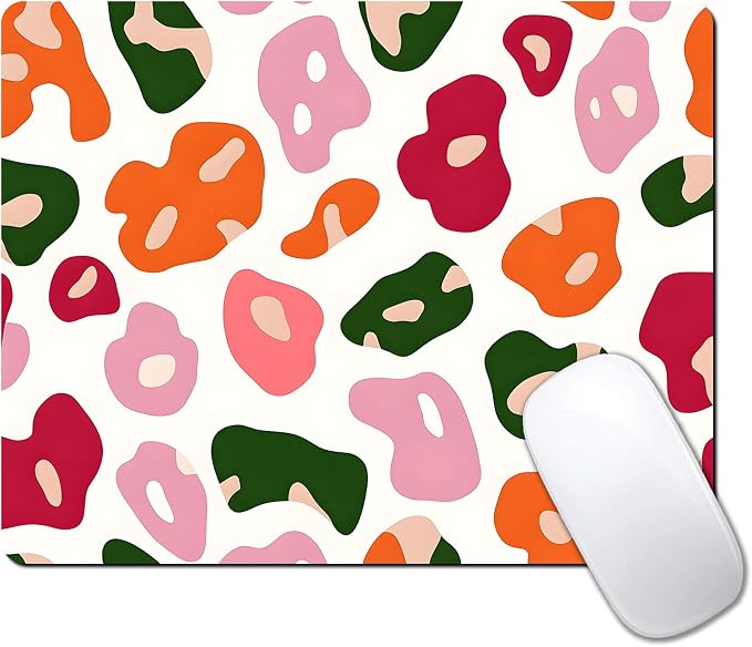 Colorful Abstract Leopard Custom Mouse Pad by IMAYONDIA