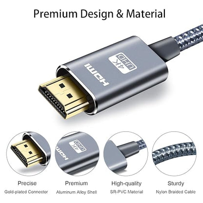 LEADSTAR HDMI Cable 4K 15 ft / 4.5m, High Speed HDMI 2.0 Cord Braided | 4K@60Hz - Image 9