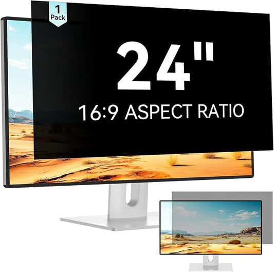 Mamol 24 Inch Computer Privacy Screen Filter by Mamol