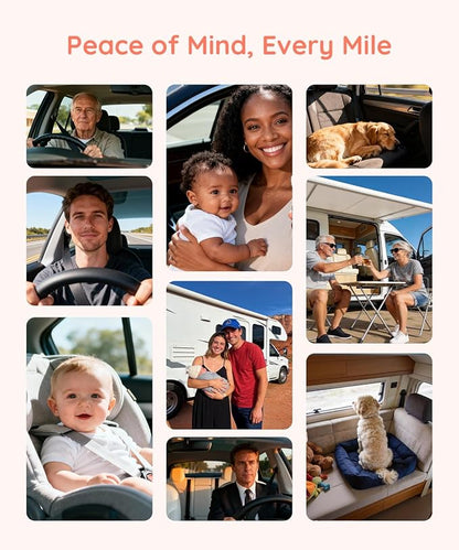 Babyvue BV5 Baby Car Camera 1080P, Dual USB Powered - Image 9