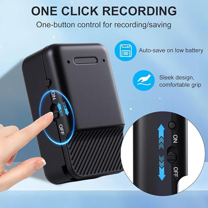 Mini Voice Recorder, 64GB Magnetic Voice Activated Recorder - Image 5