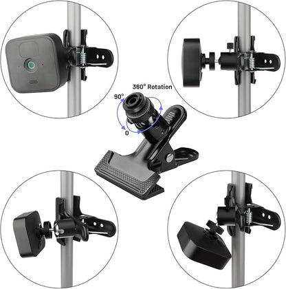 iTODOS 2 Pack Clip Clamp Mount for Blink Outdoor 4//XT/XT2/Mini, Metal Holder - Image 5