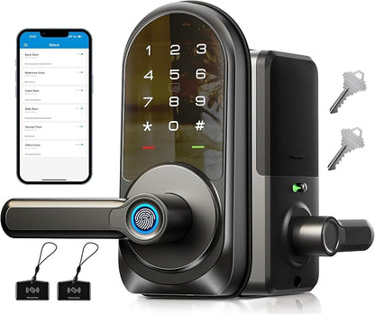 Veise RZ09 Smart Lock, 7-in-1 Keyless Entry by Veise
