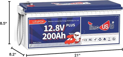 12V 200Ah Plus LiFePO4 Battery, Built-in 200A BMS, Deep Cycle Battery - Image 10