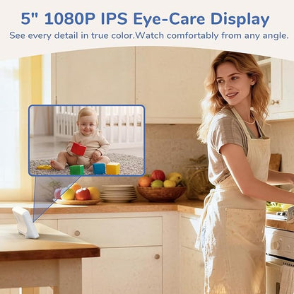 2026 1080P No WiFi Video Baby Monitor, HD Night Vision, Two-Way Talk, - Image 3