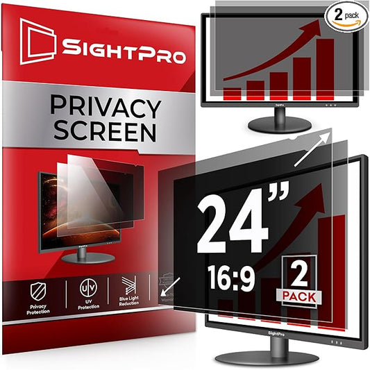 24 Inch 16:9 Computer Privacy Screen Filter by SightPro