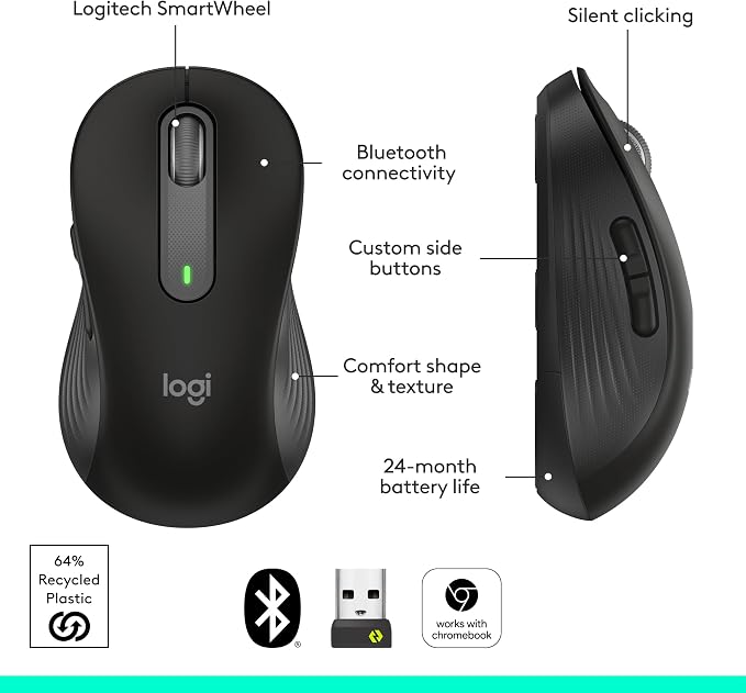 Logitech Wireless Mouse Signature M650 - Image 7
