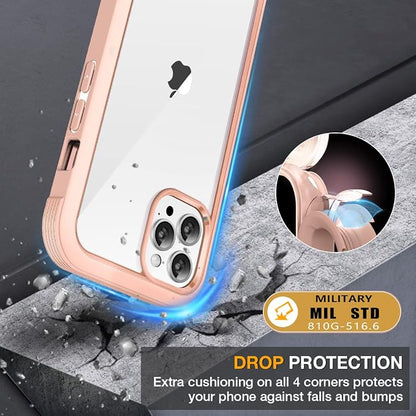 Miracase Glass Case for iPhone 13 Pro Max 6.7 inch, Upgrade Full-Body Clear - Image 5