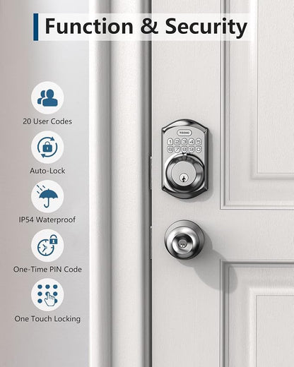 TEEHO TE001 Keyless Entry Door Lock - Image 6