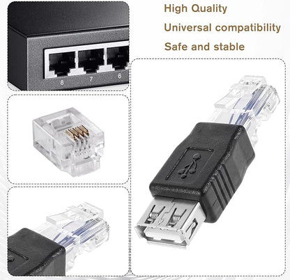 2 PCS USB to Ethernet Adapter, Ethernet to USB Adapter USB to Rj45 Ethernet - Image 5