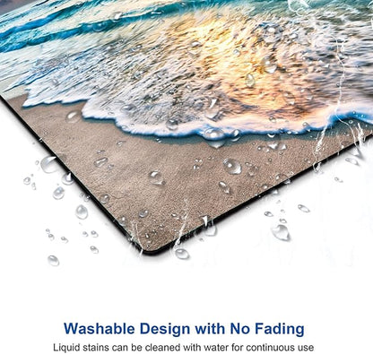 Mouse Pad, Premium-Textured Mouse Mat, Non-Slip Rubber Base Mousepad - Image 5