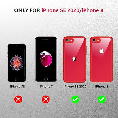 Miracase for iPhone SE Phone Case 3rd/2nd Generation 2022 2020 Full-Body - Image 6