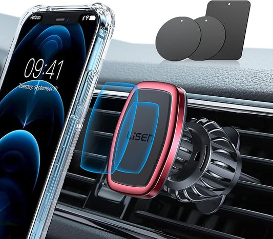 LISEN Magnetic Phone Holder for Car Upgraded Clip Ultra Car Phone Holder 6 by Lisen